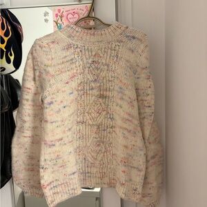 Sezane Multicolor Speckled Sweater